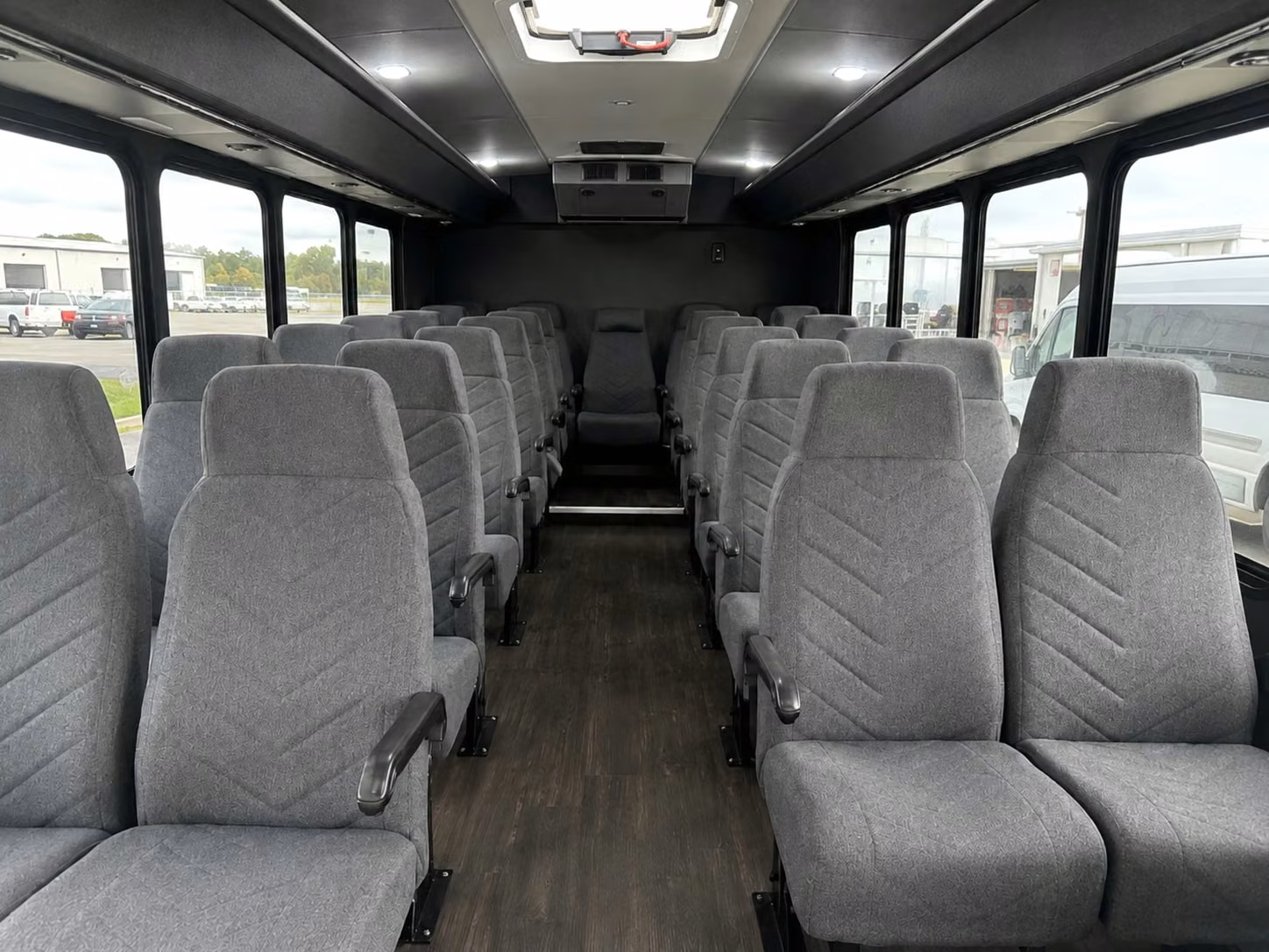 15 passenger minibus inside