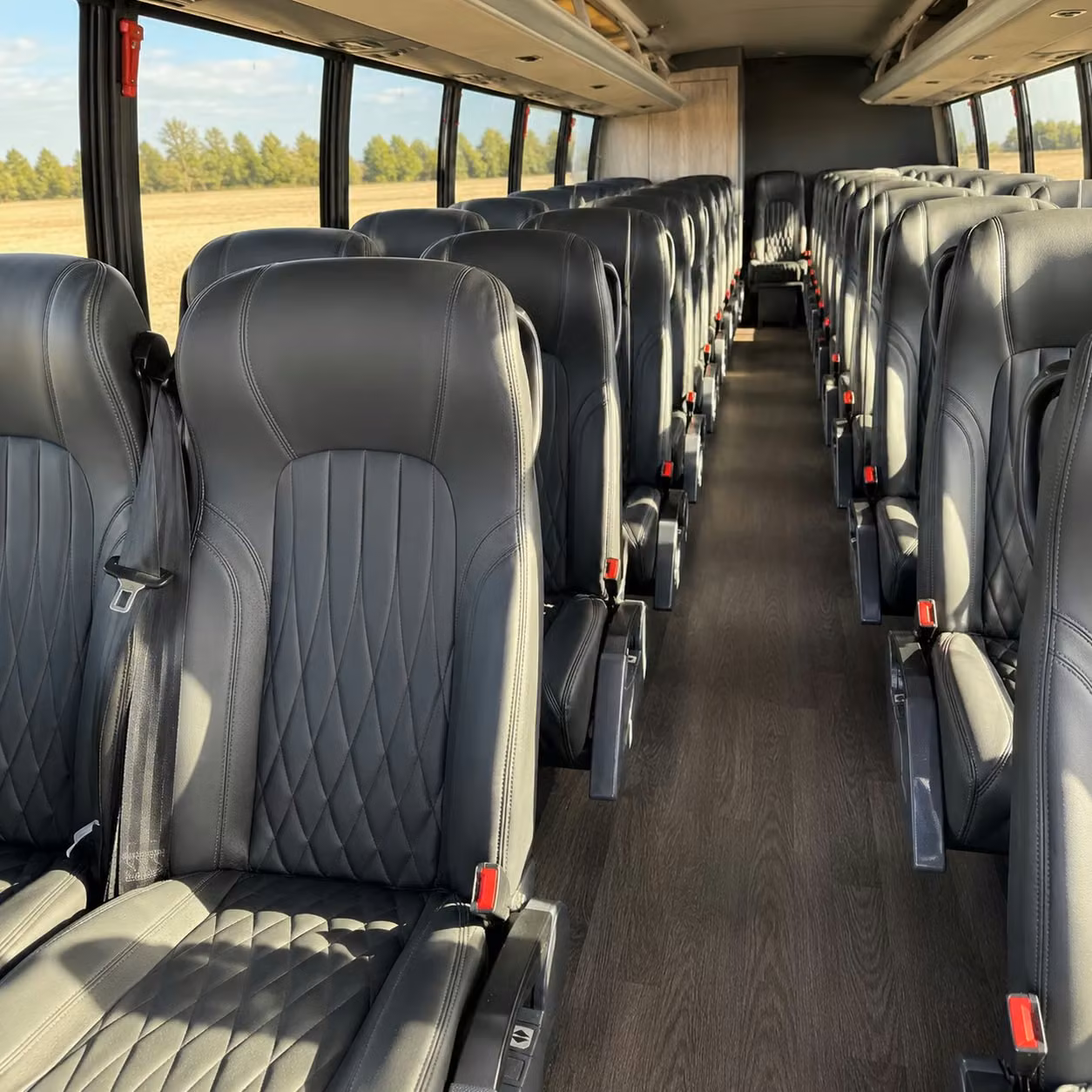 35 passenger minibus inside