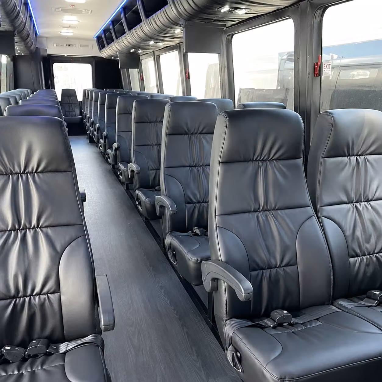 35 passenger minibus interior
