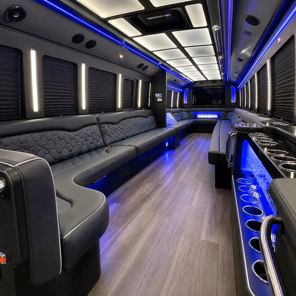 party bus interior
