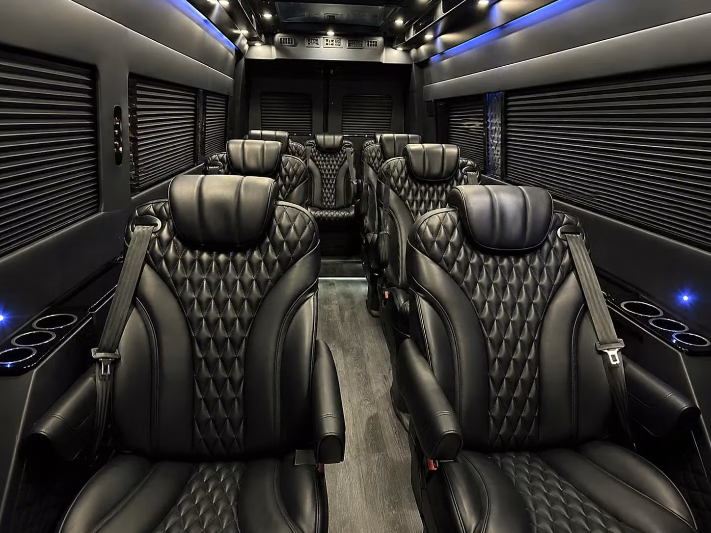 sprinter van with driver inside