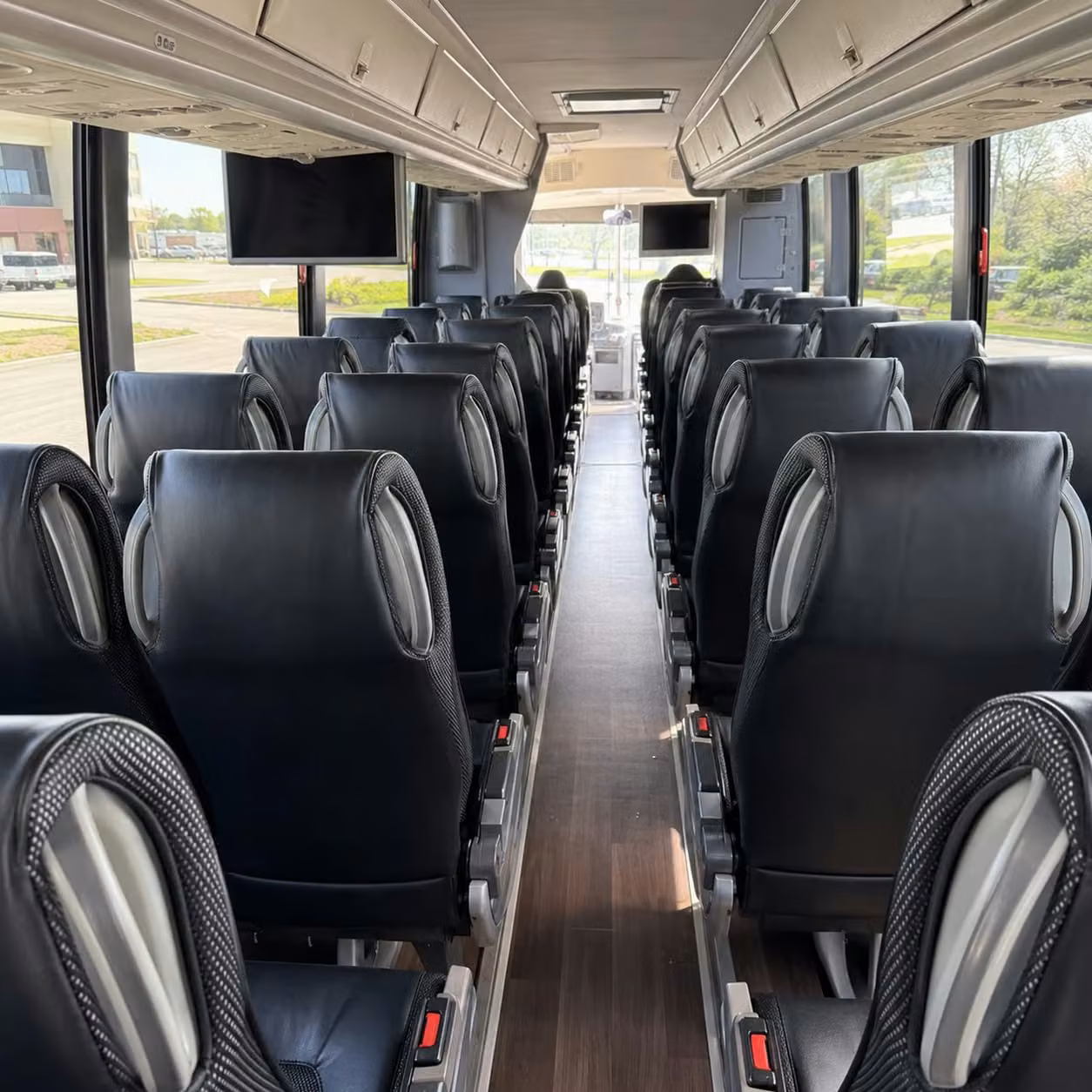 st petersburg charter bus interior