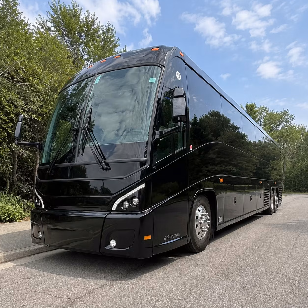 st petersburg charter bus rental exterior