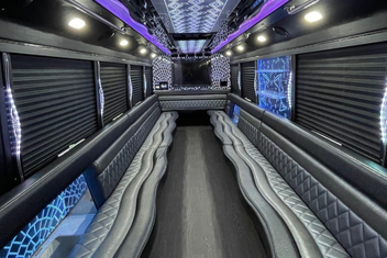 St Petersburg Party Bus Interior